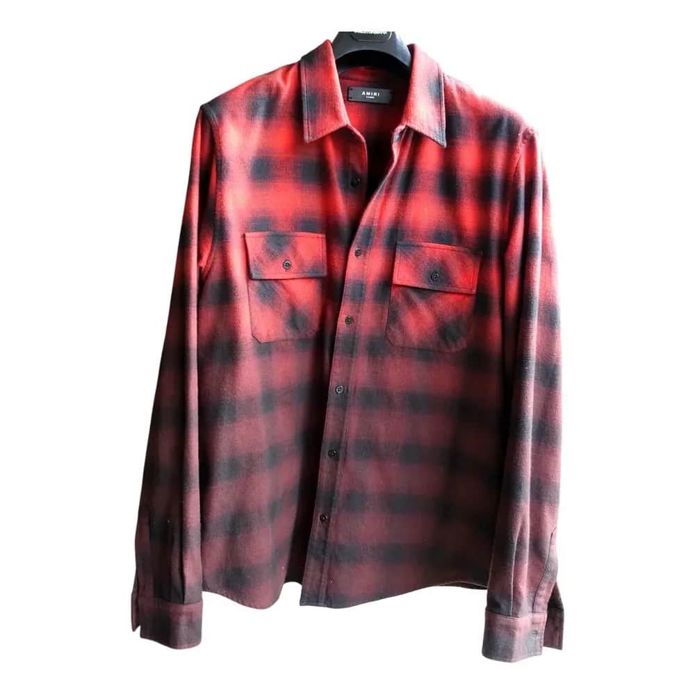 AMIRI Dip Dye Flannel Shirt