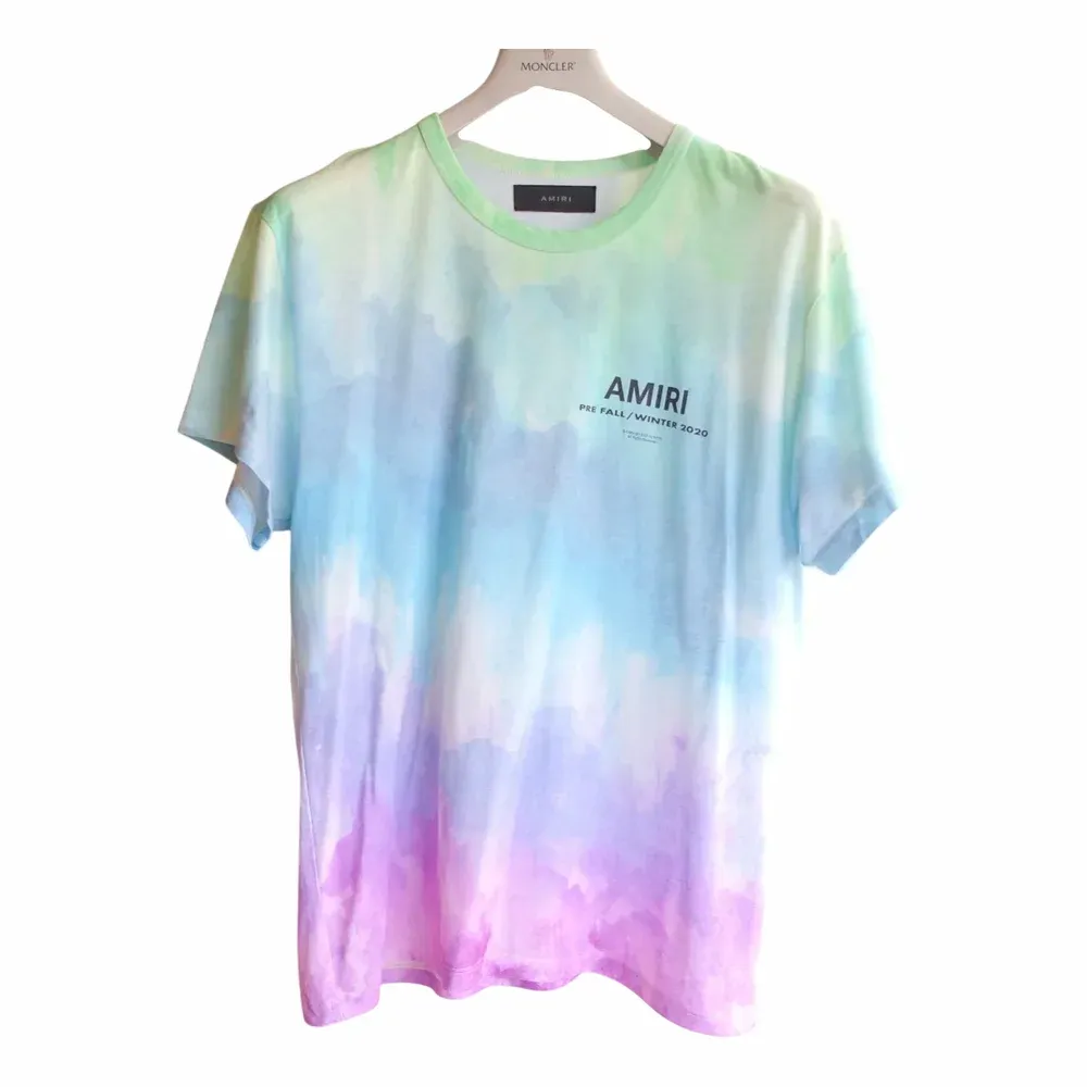 AMIRI Logo-Print Tie-Dyed Jersey T-Shirt
