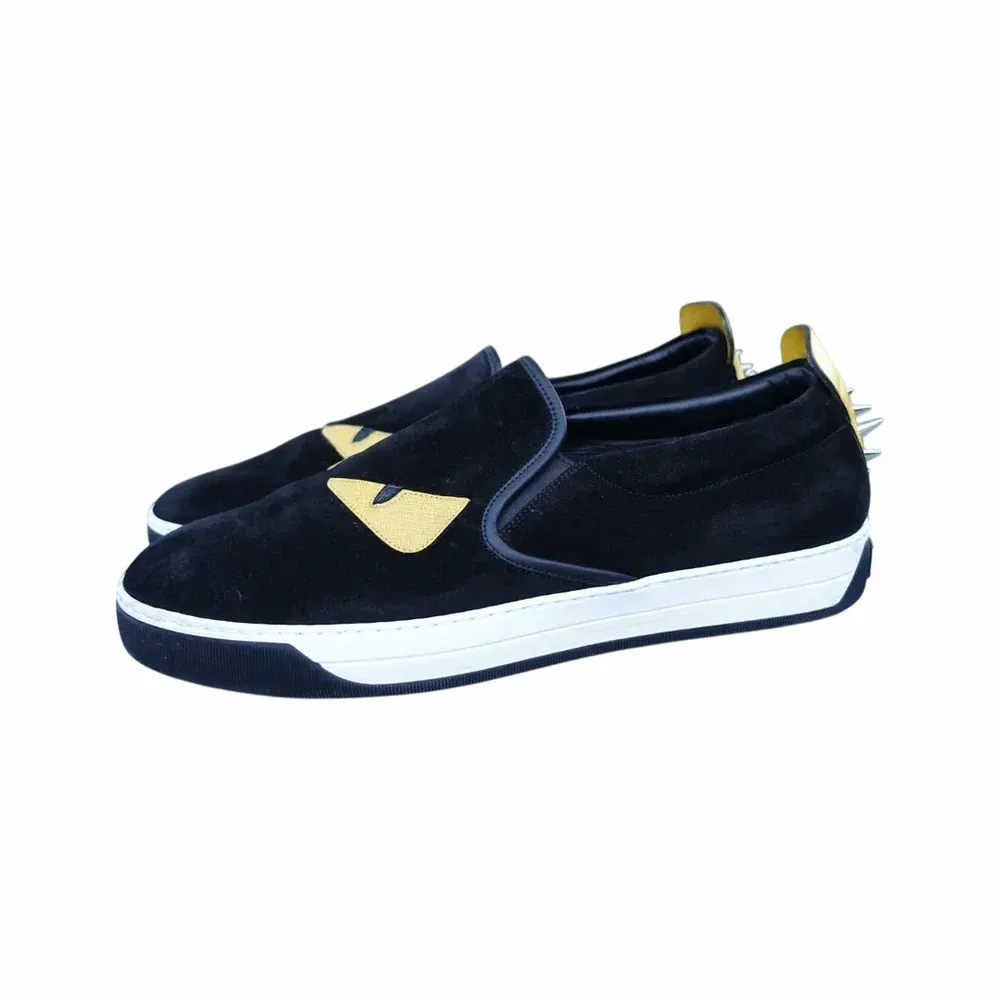 Fendi Monster Slip-On Sneakers