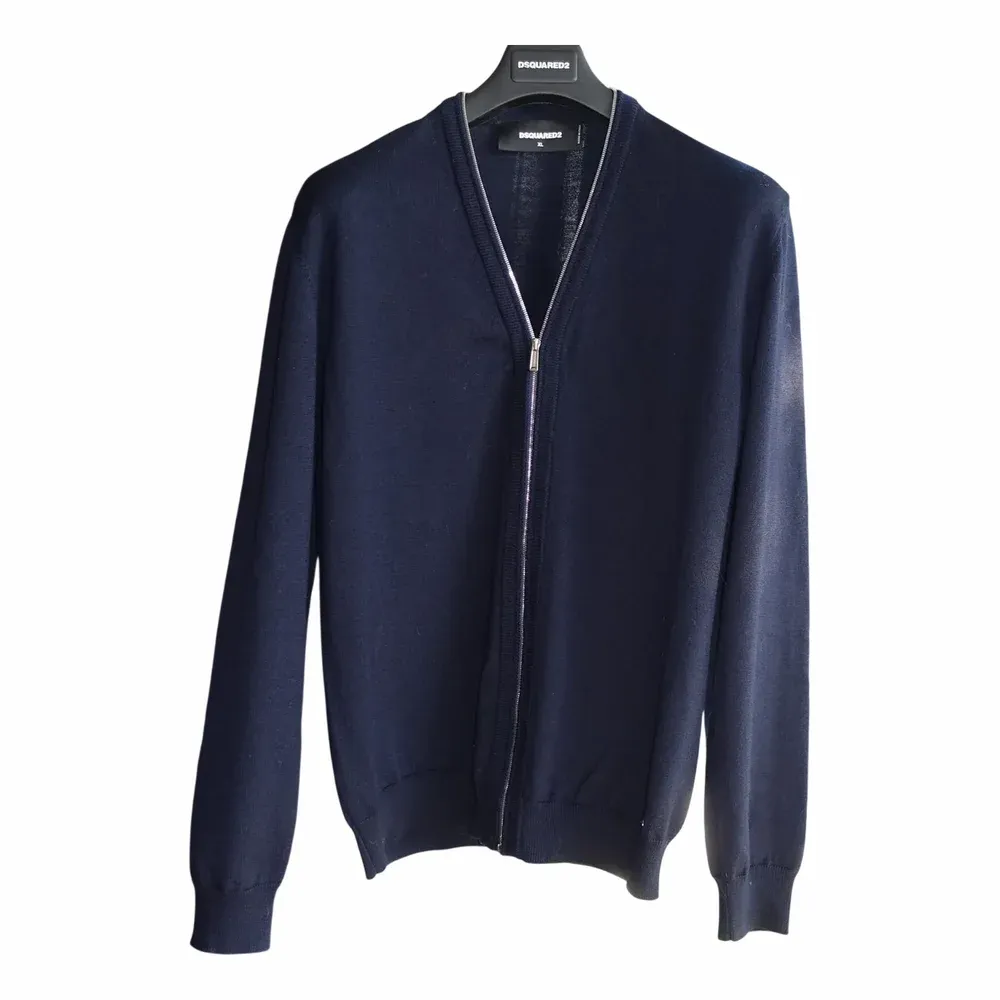 Dsquared2 Stickad Ulljacka med Dragkedja