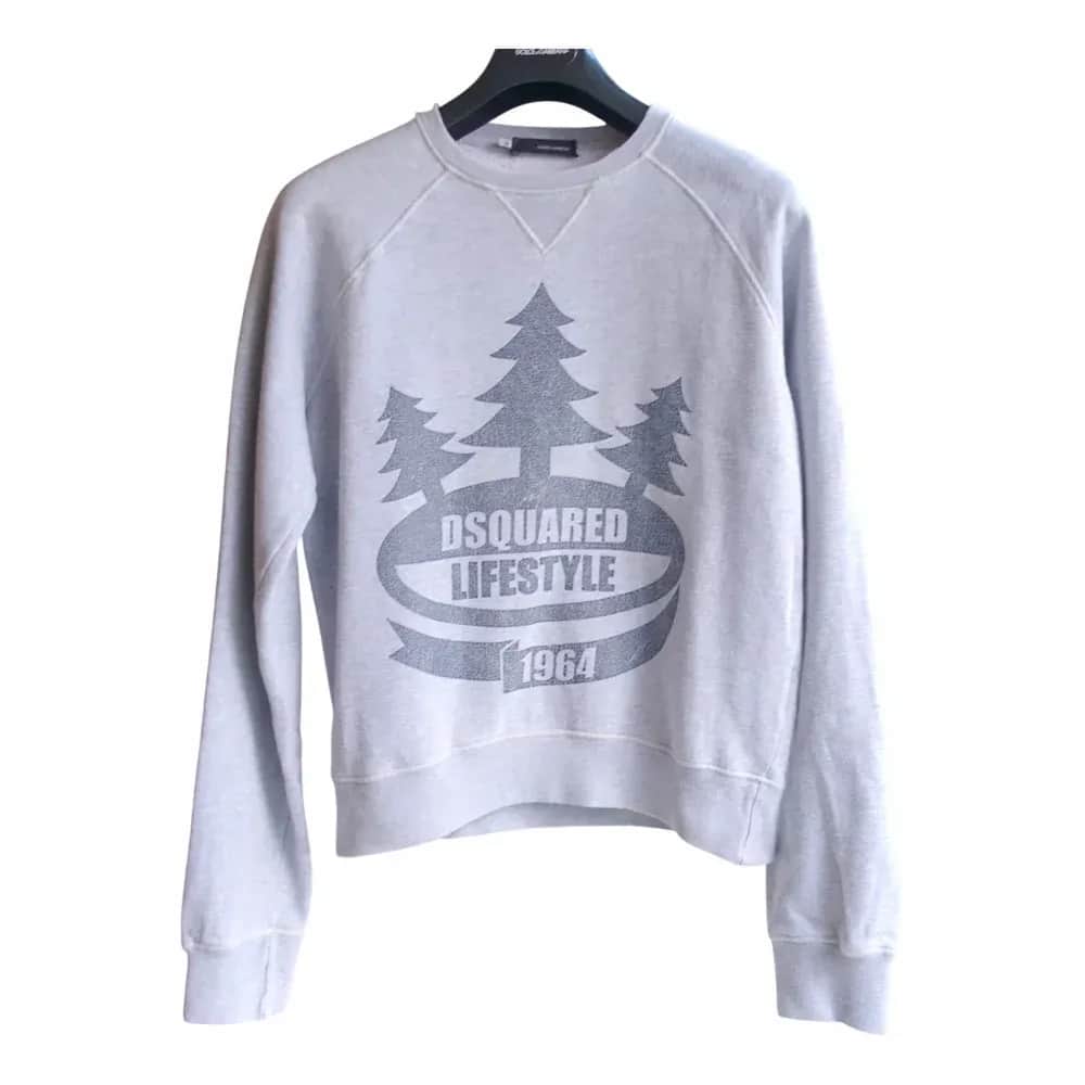 Dsquared2 Hockey Big Bat Distressed Sweatshirt