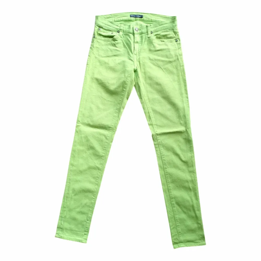 Ralph Lauren Neon Yellow Skinny Jeans