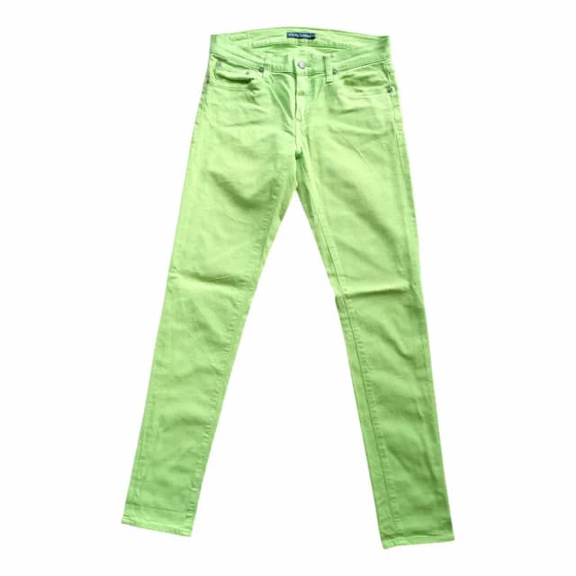 Ralph Lauren Neon Yellow Skinny Jeans