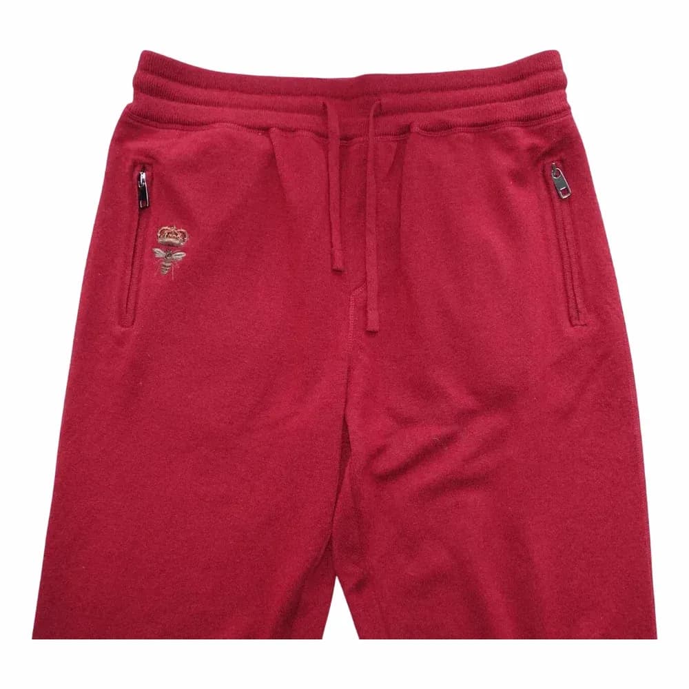 Dolce & Gabbana Bee-embroidered Track Trousers