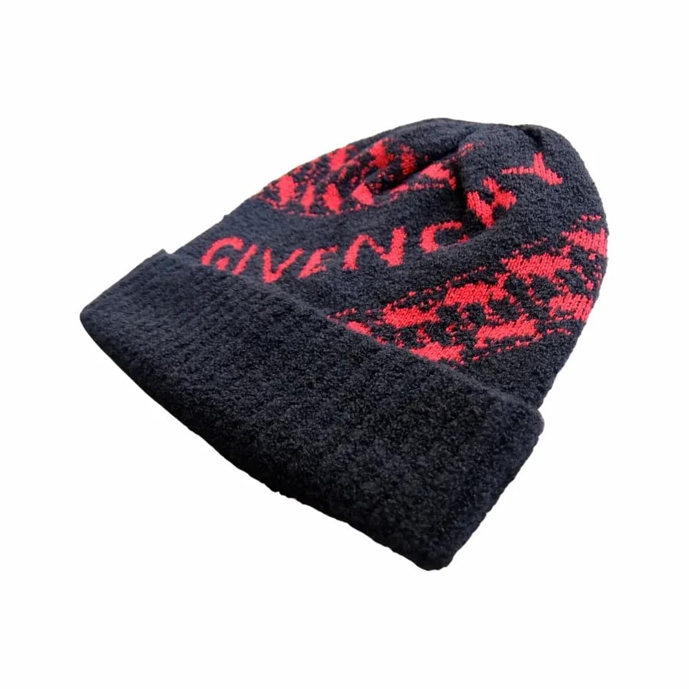 Givenchy Wool Split Logo Beanie
