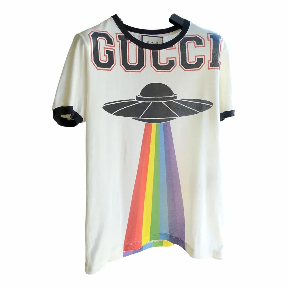 Gucci Rainbow UFO Print T-Shirt