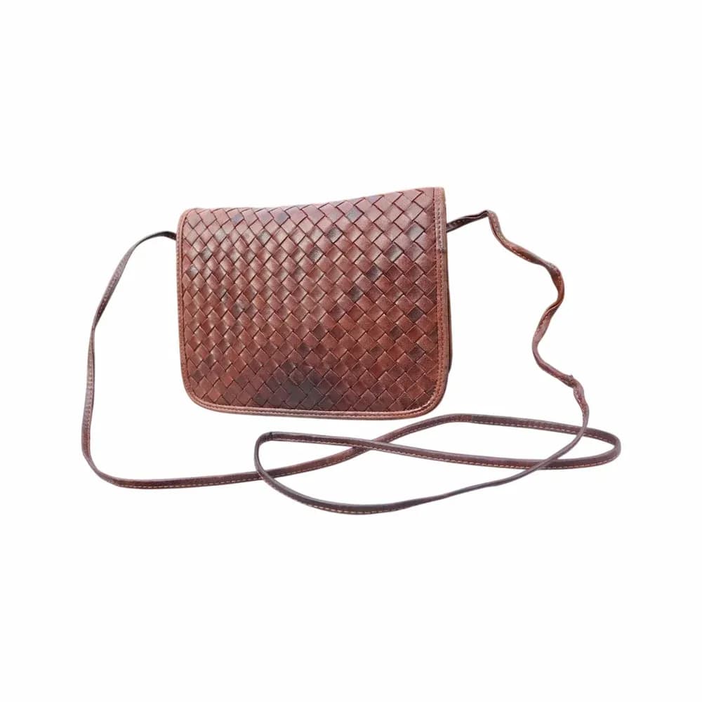 Bottega Veneta Intrecciato Flap Crossbody Bag
