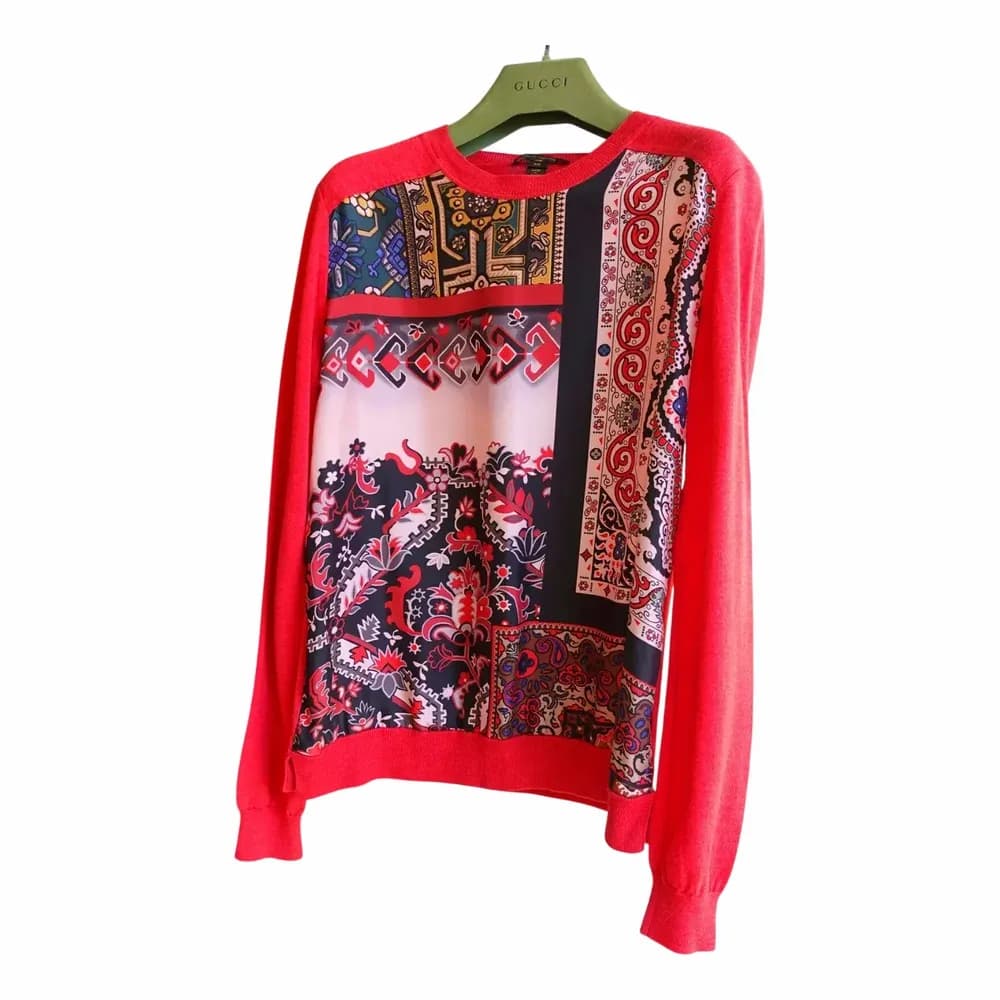 Louis Vuitton Floral Graphic Knit Sweater