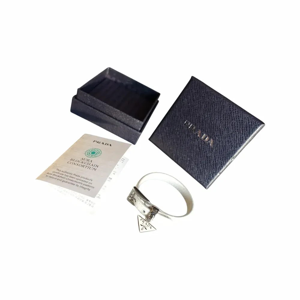 Prada Saffiano Leather Bracelet
