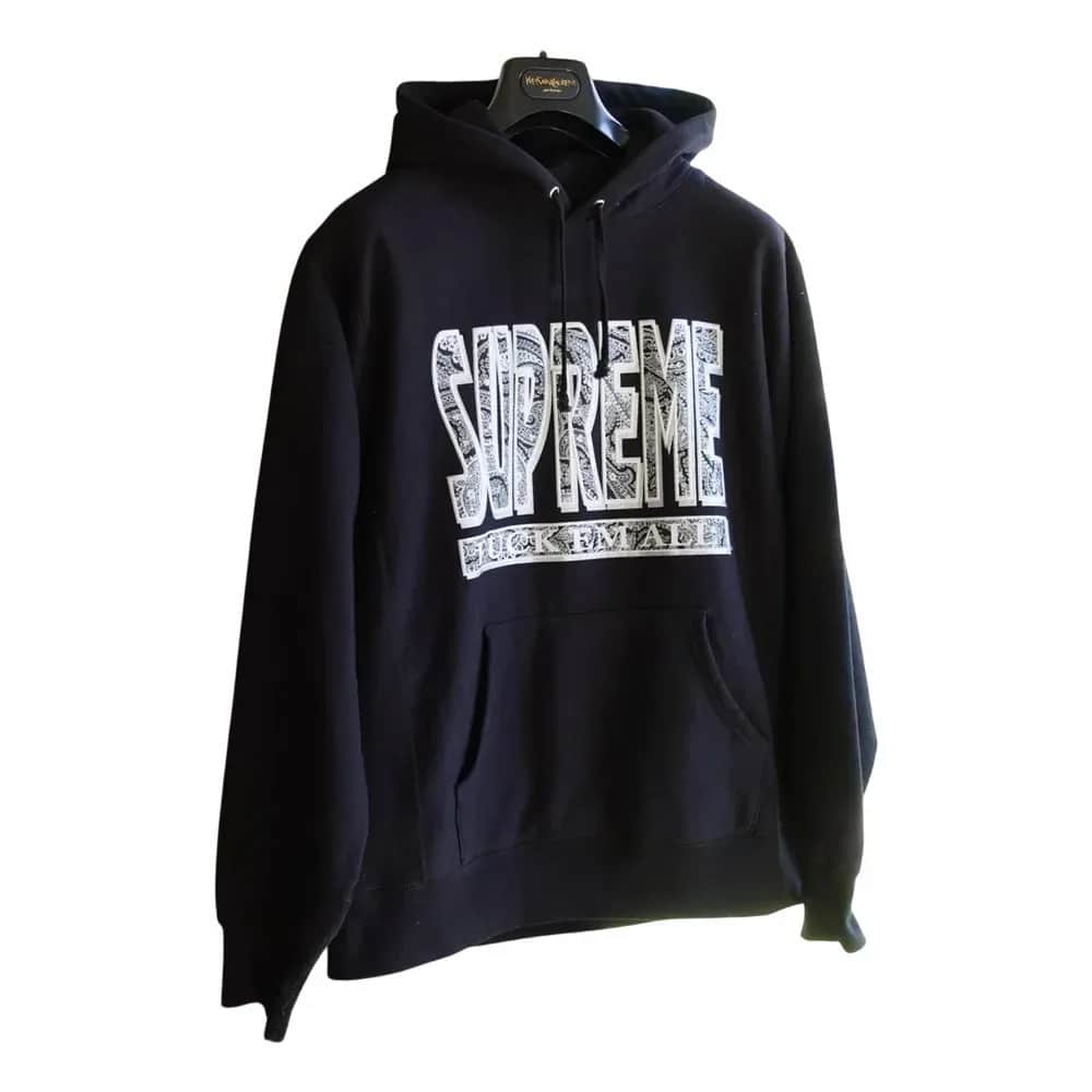 Supreme Paisley Fuck Em All Hooded Sweatshirt