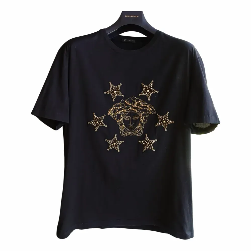 Versace Medusa Gold Embroidery T-shirt