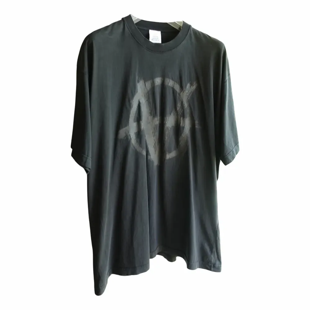 Vetements Double Anarchy Logo Oversized T-Shirt