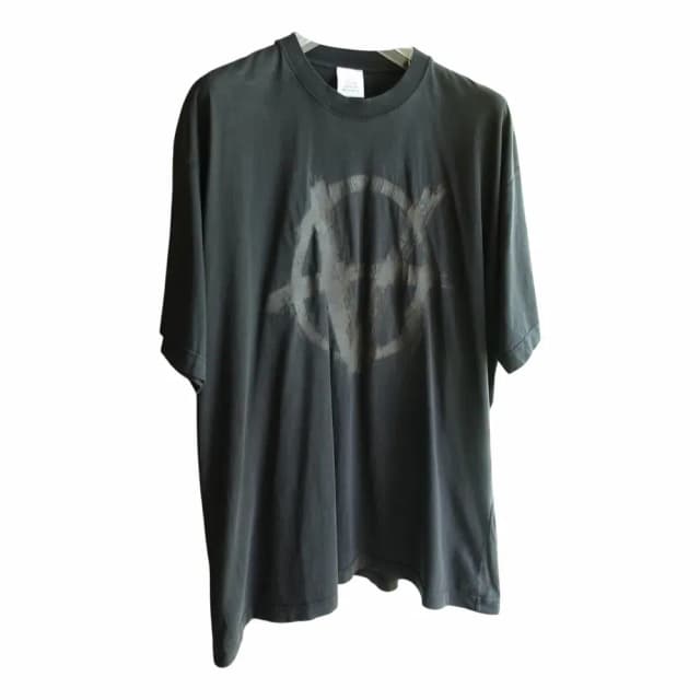 Vetements Double Anarchy Logo Oversized T-Shirt