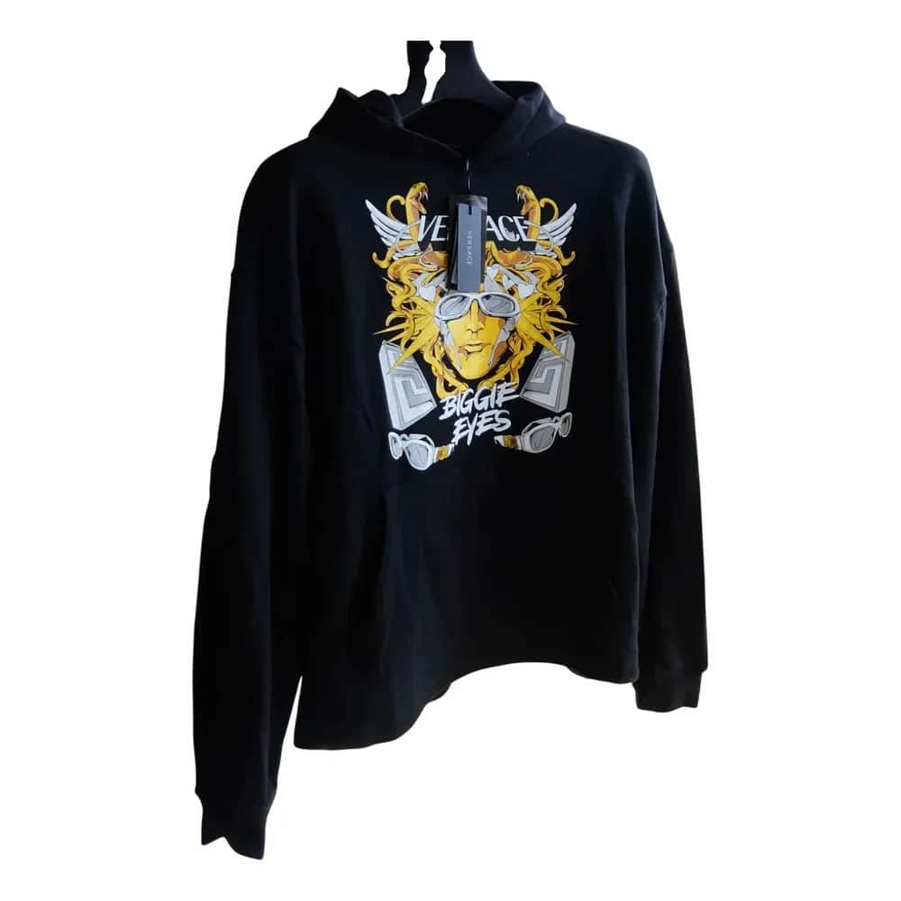 Versace Medusa Biggie Logo Print Hoodie