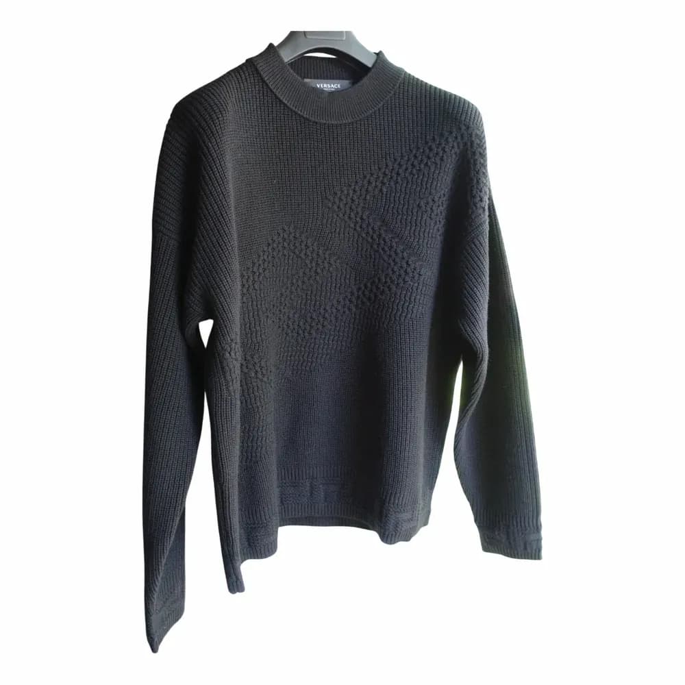 Versace Fisherman Crew Neck Sweater