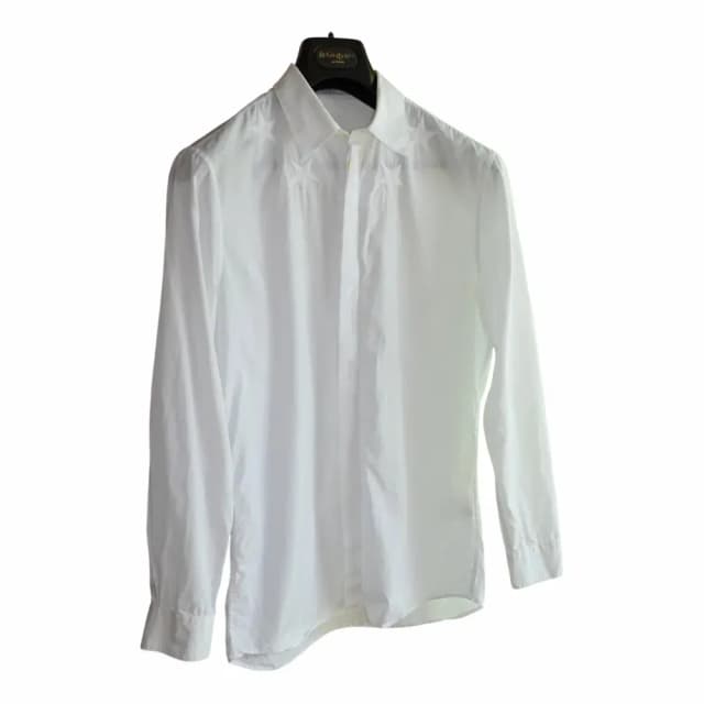 Givenchy Star Embroidered Cotton Twill Shirt
