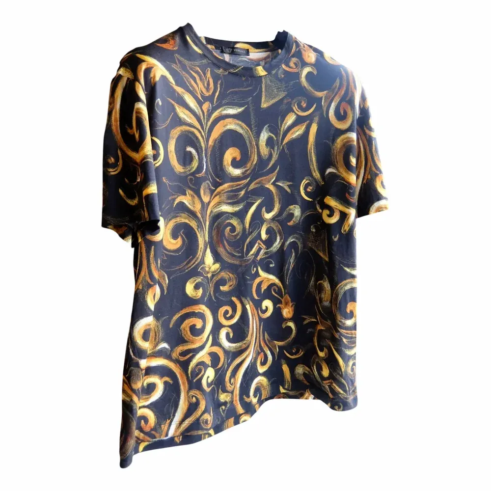 Versace All-over Baroque Print T-shirt