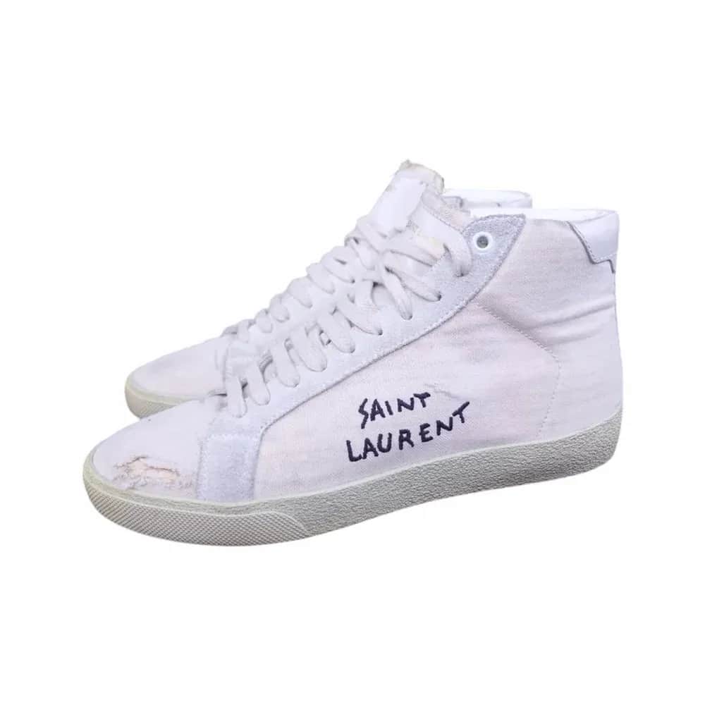 Saint Laurent Court Classic SL/06 Mid-Top Sneakers