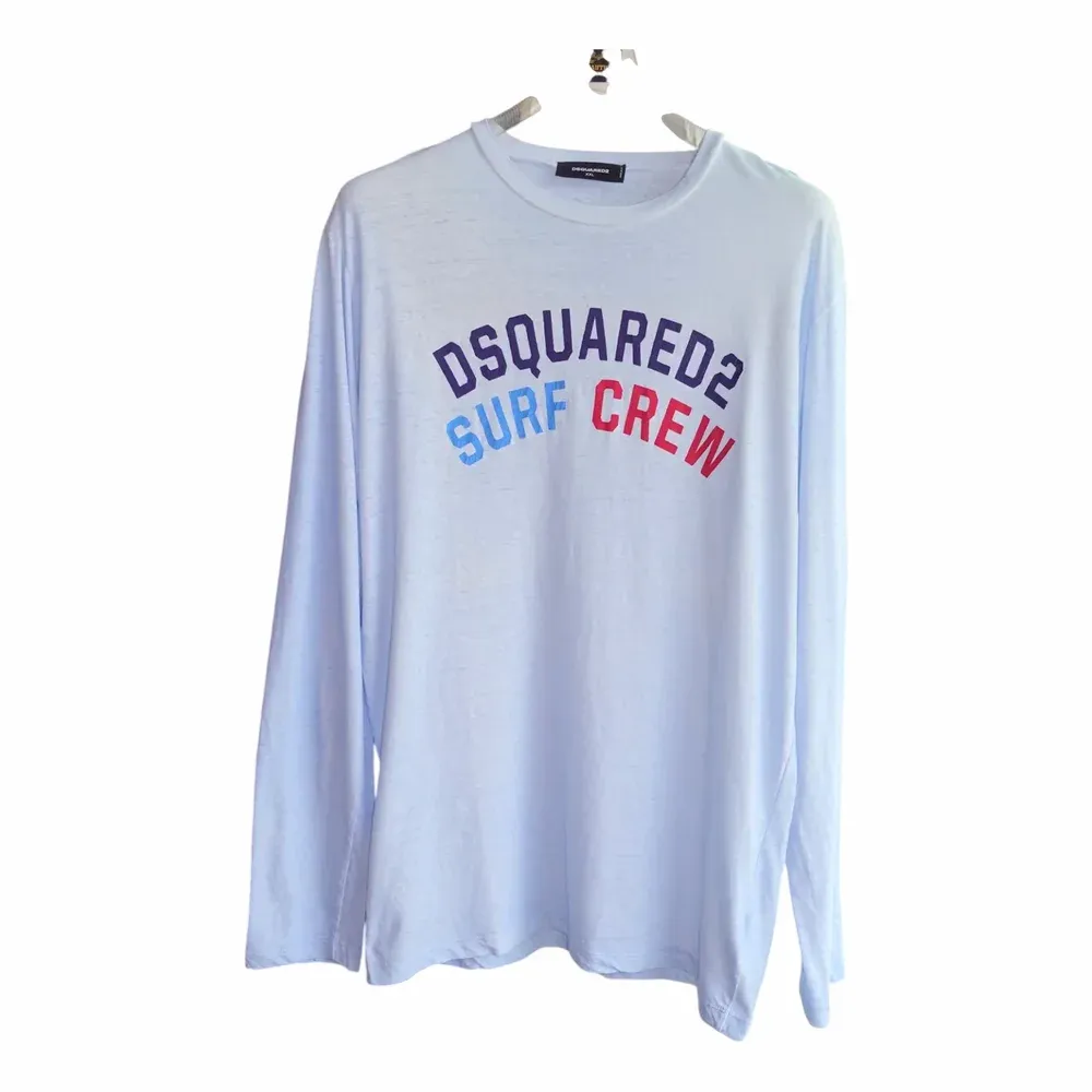 Dsquared2 Surf Crew Printed Long Sleeve T-Shirt