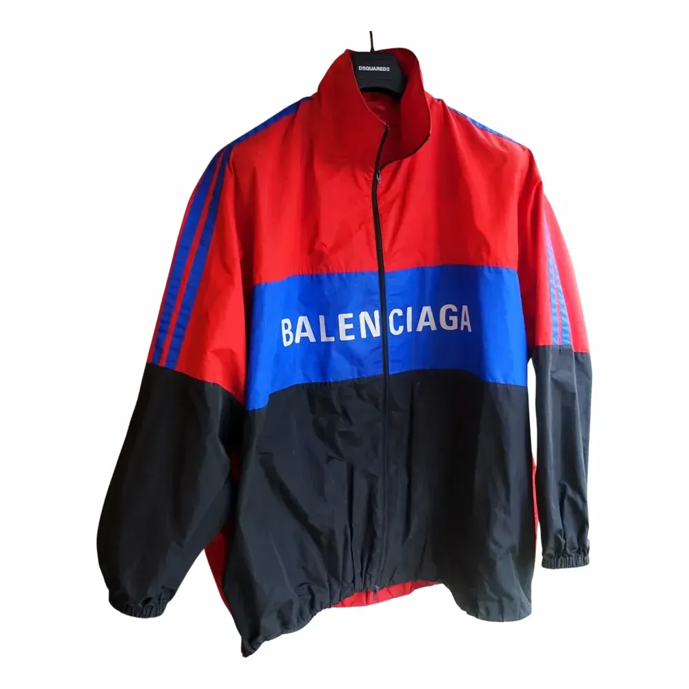 Balenciaga Technical Ripstop Colorblock Track Jacket