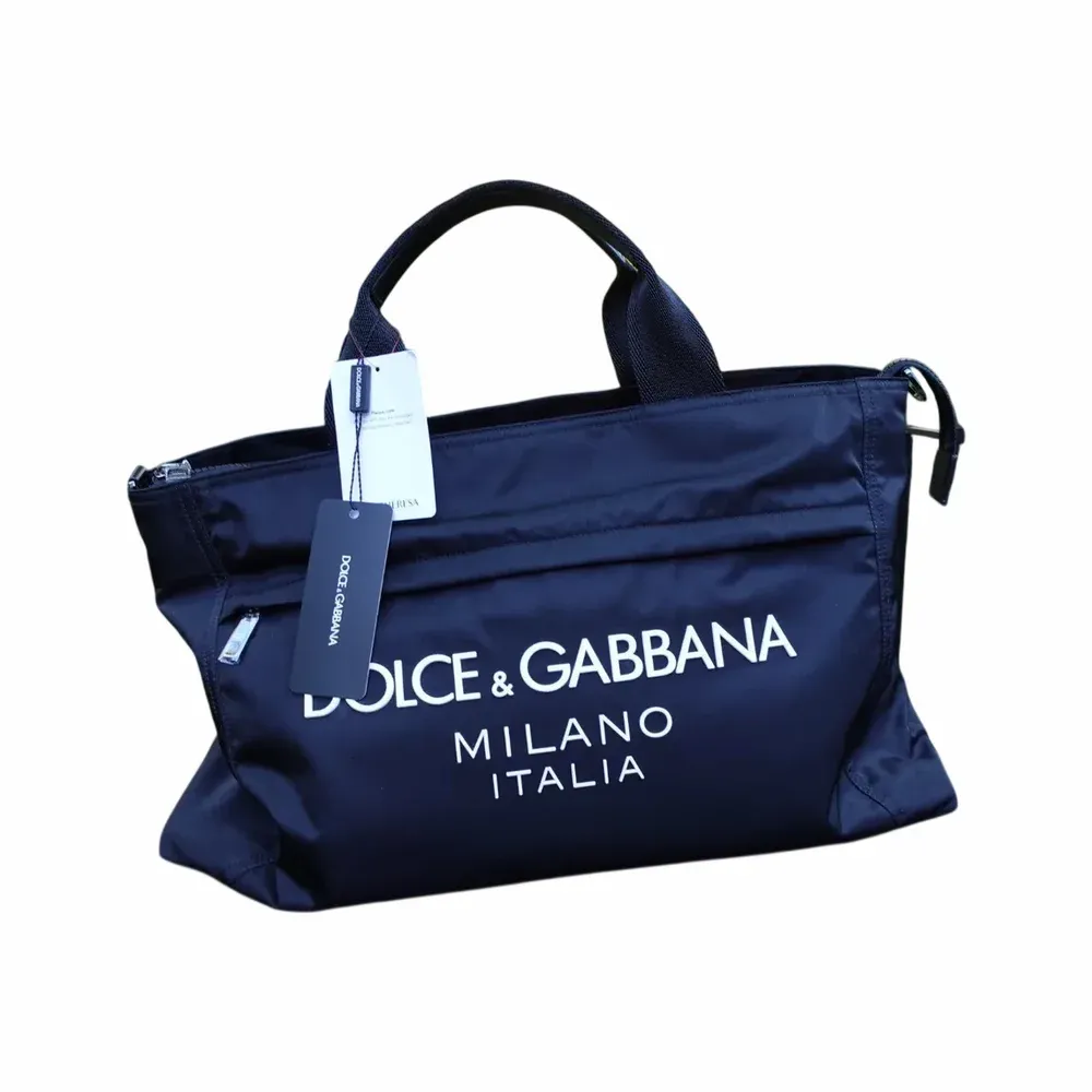 Dolce & Gabbana Logo-lettering Holdall Travel Bag