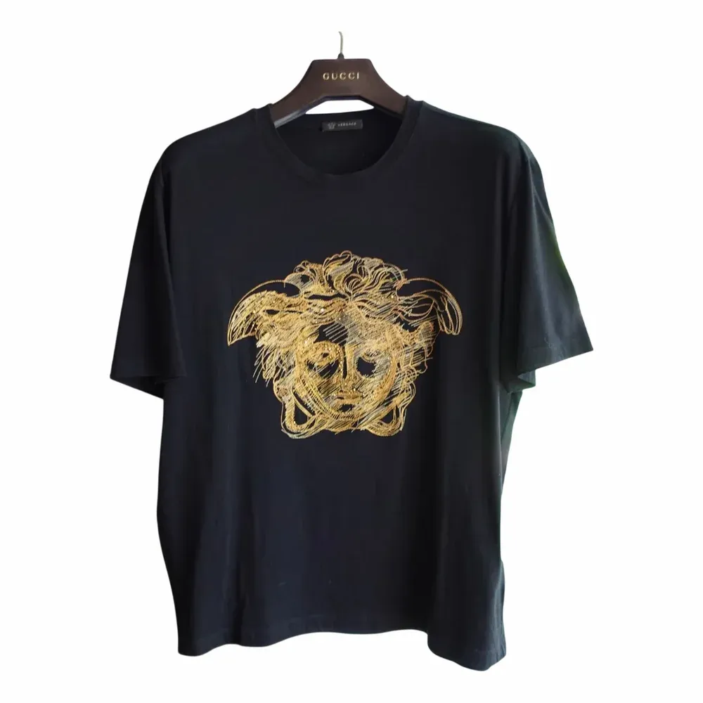Versace Medusa Embroidered Slim T-Shirt