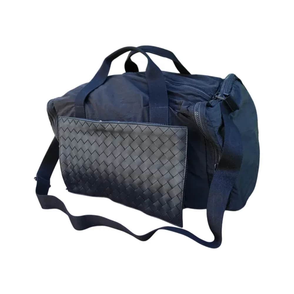 Bottega Veneta Intrecciato Leather Duffle Bag