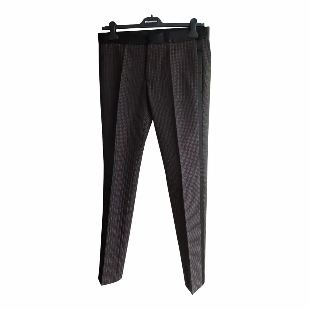 Gucci Tailored Herringbone Suit Pants