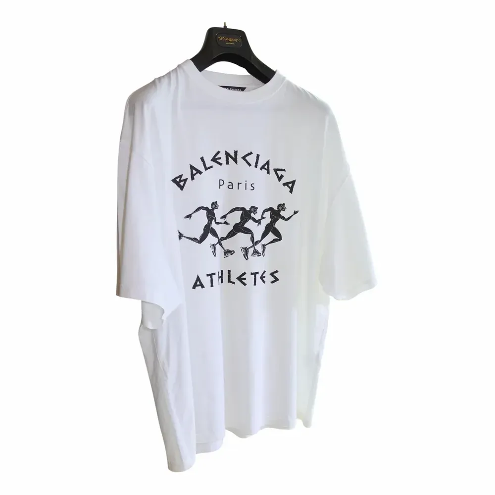 Balenciaga Athletes Logo Oversize Tee