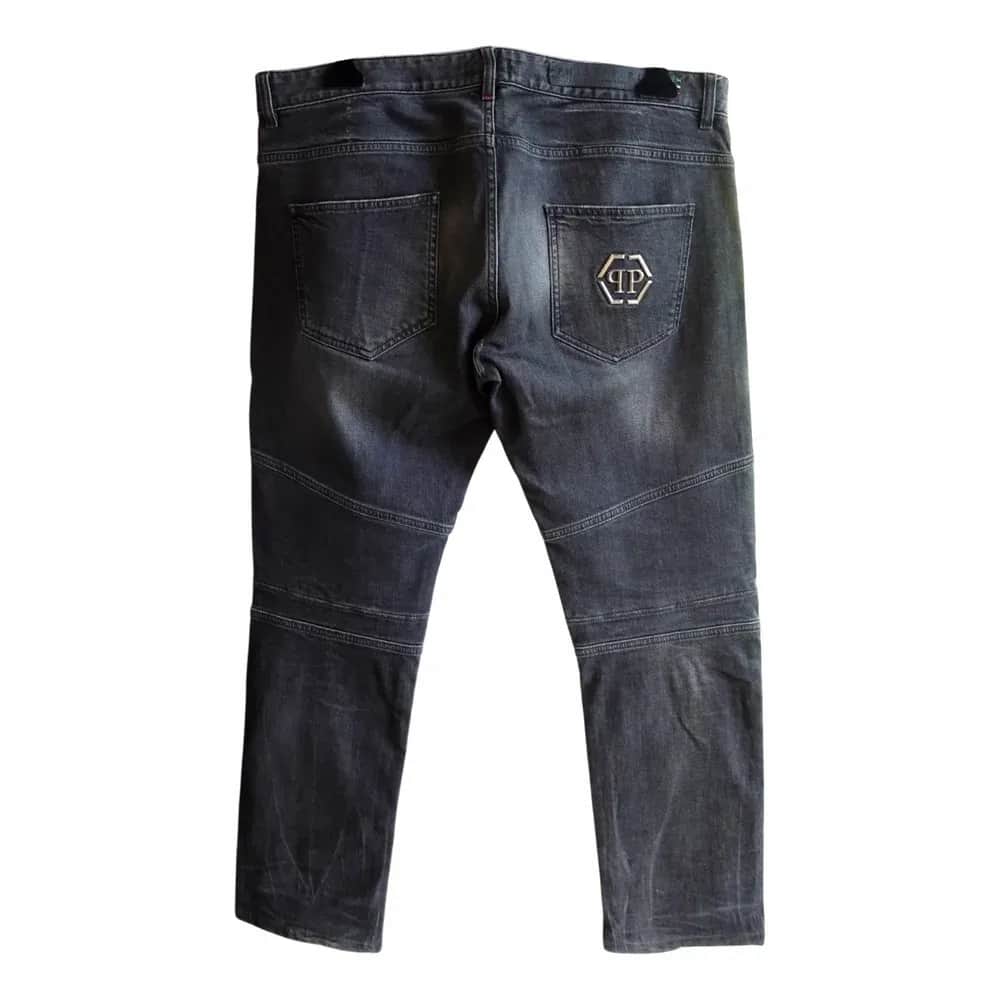 Philipp Plein Biker Denim Jeans