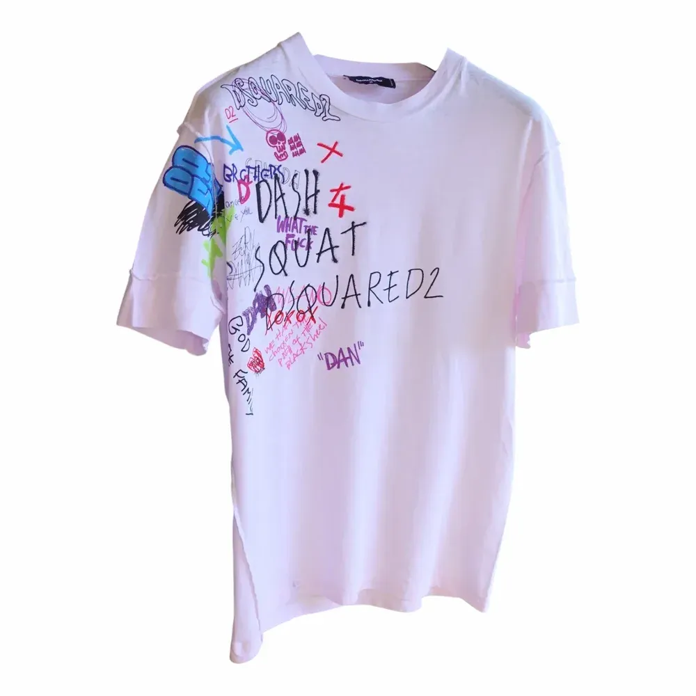 Dsquared2 Graffiti Slogan Print T-shirt