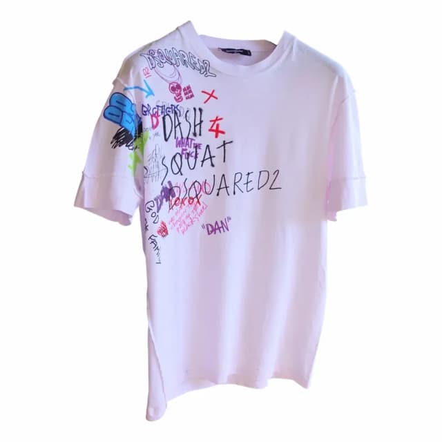 Dsquared2 Graffiti Slogan Print T-shirt