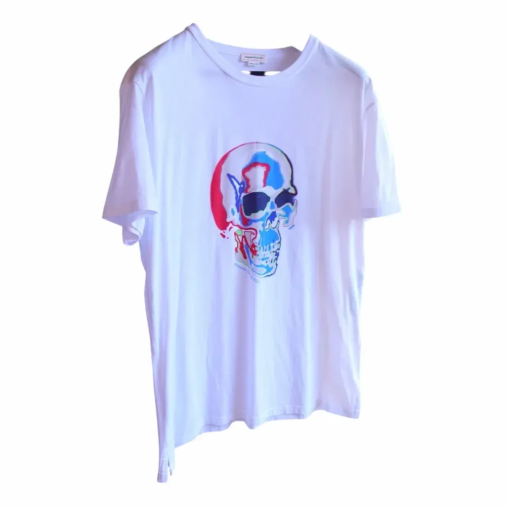 Alexander McQueen Solarised Skull Print T-shirt
