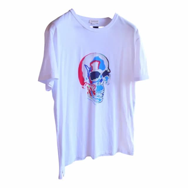 Alexander McQueen Solarised Skull Print T-shirt