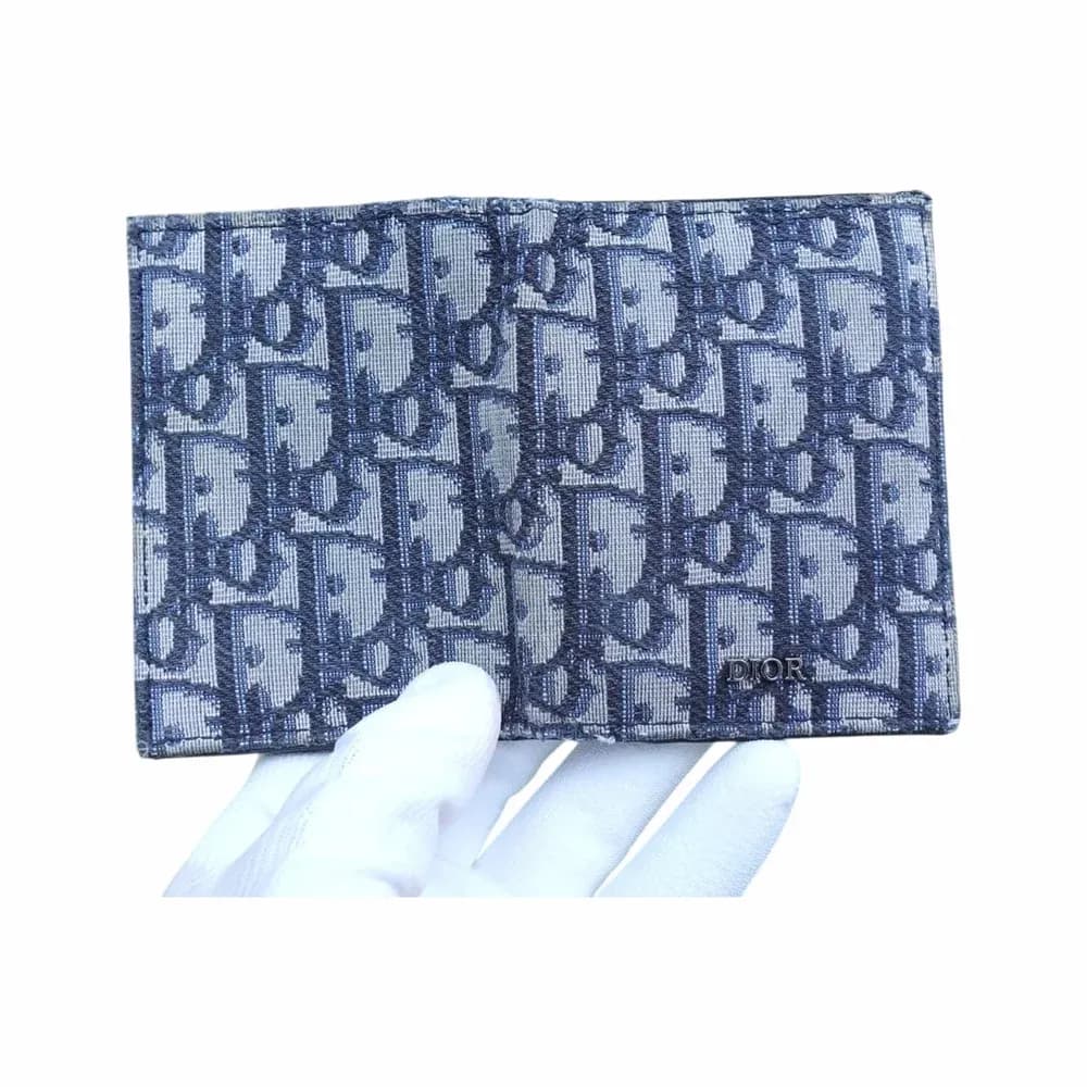 Dior Oblique Jacquard Bifold Wallet
