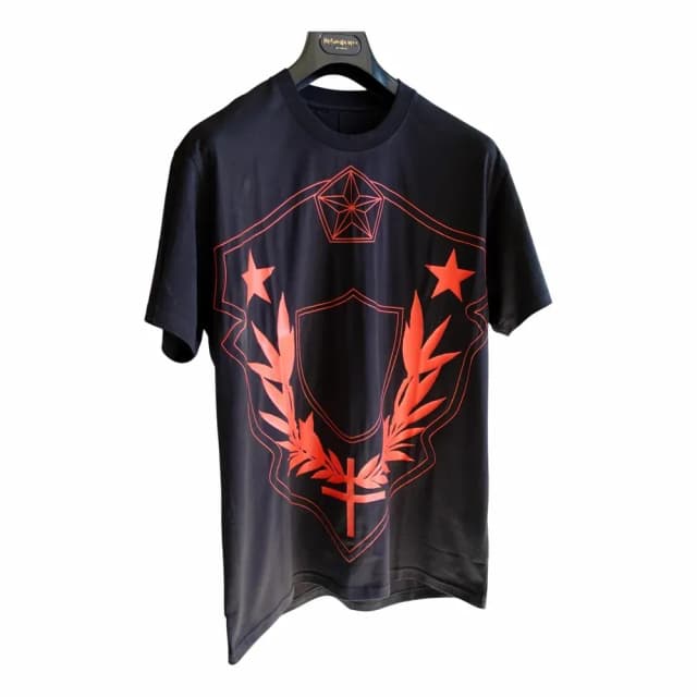 Givenchy Star Shield Emblem Print T-Shirt