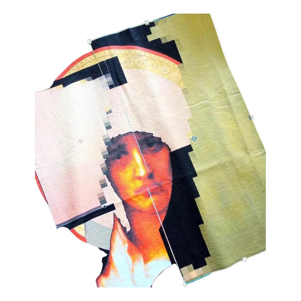 Givenchy Madonna Mosaic Pixel Print T-Shirt