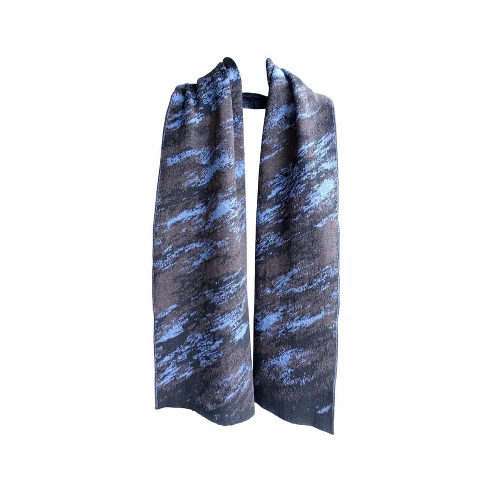 Lanvin Alpaca and Wool Ikat Scarf