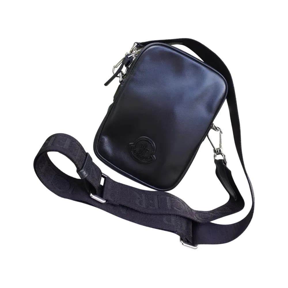 Moncler New Detour Leather Crossbody Bag