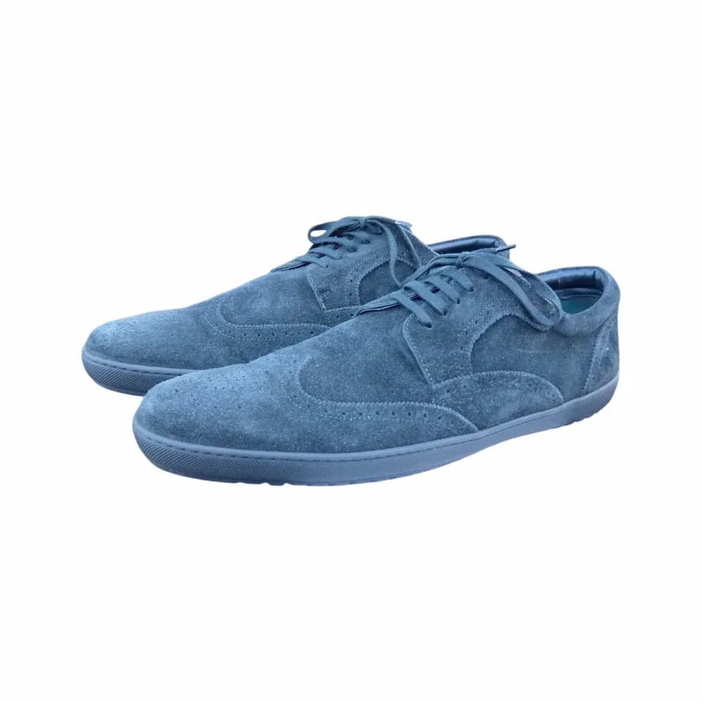 Louis Vuitton Suede Lasercut Perforated Derby Brogues