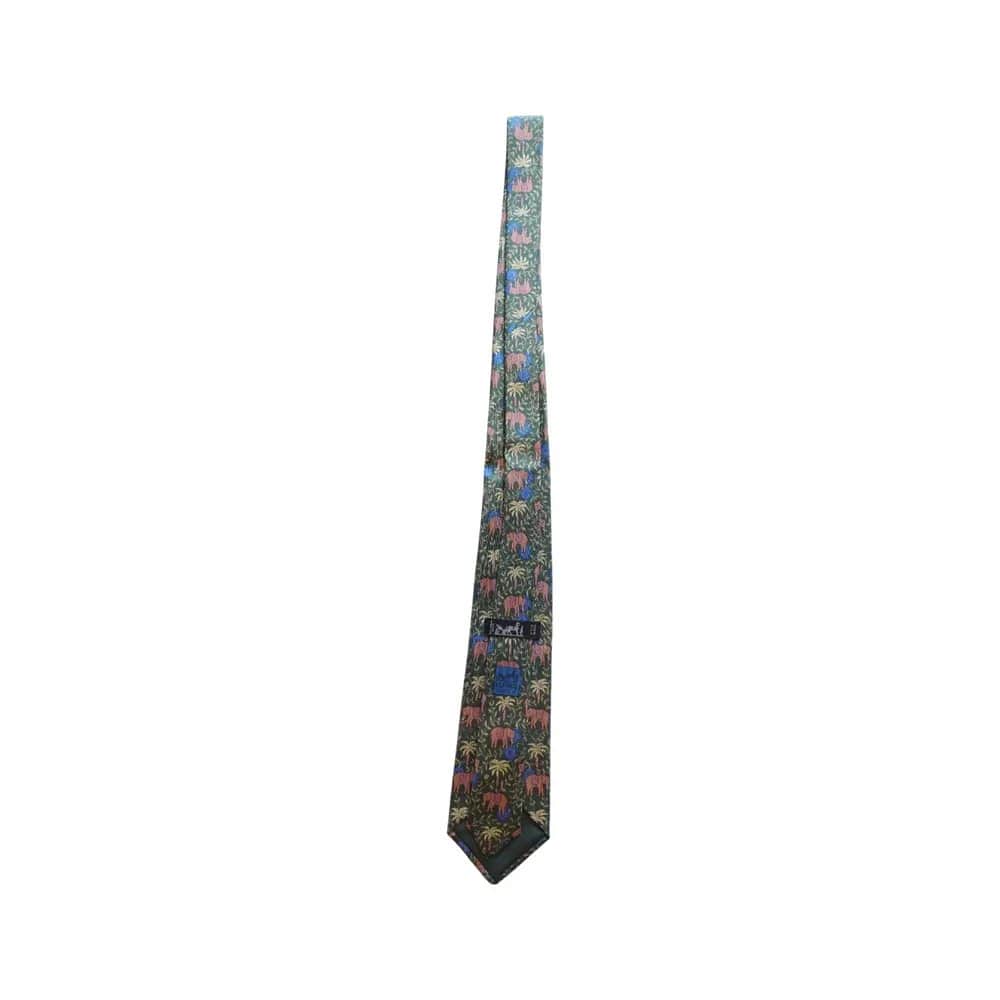 Hermès Silk Tie (Animal Motif)
