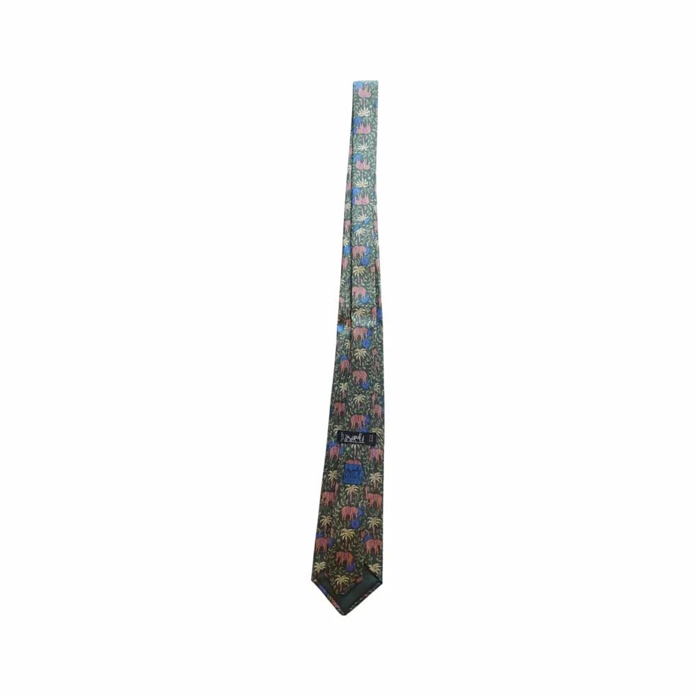 Hermès Silk Tie (Animal Motif)