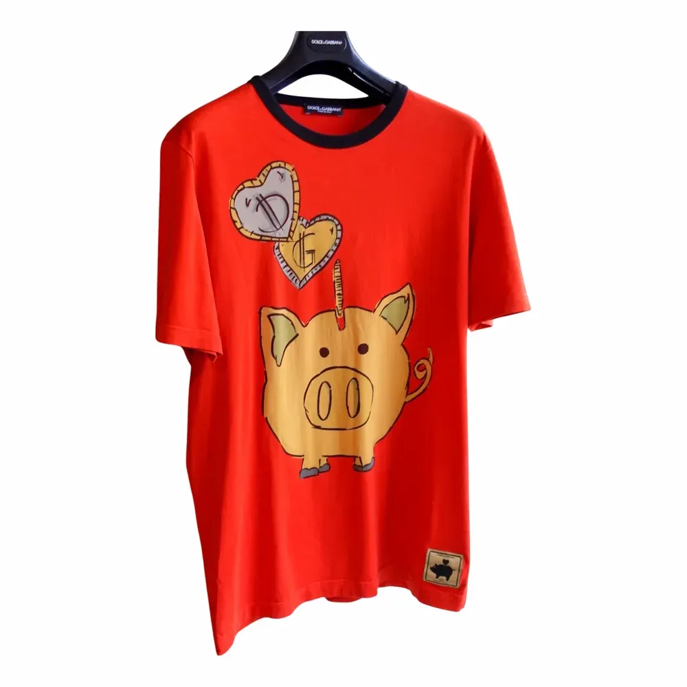 Dolce & Gabbana Money Box Pig T-Shirt (Year of the Pig 2019)