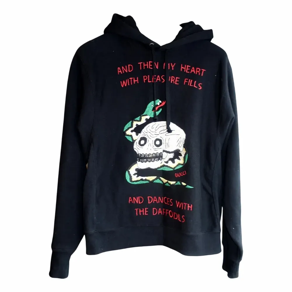 Gucci Skull and Snake Embroidered Hoodie