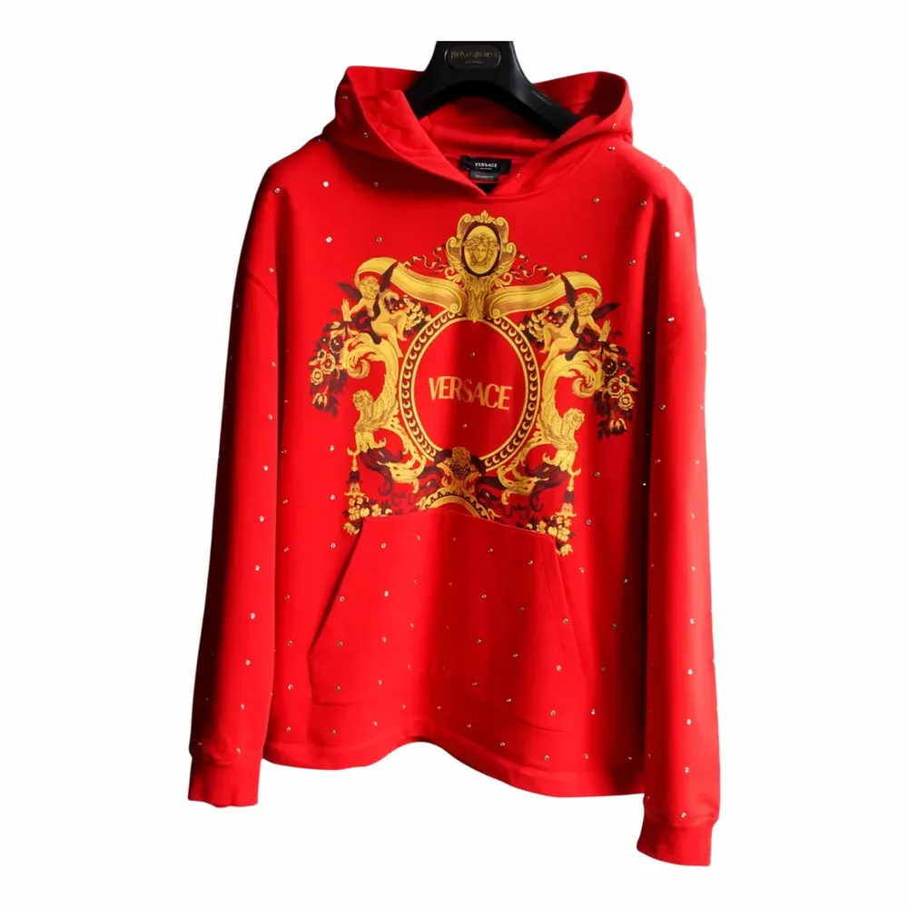 Versace Baroque Intarsia Knit Medusa Hoodie