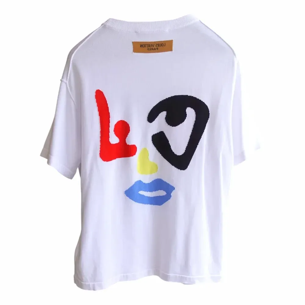 Louis Vuitton Colorful Face Intarsia Knit T-Shirt
