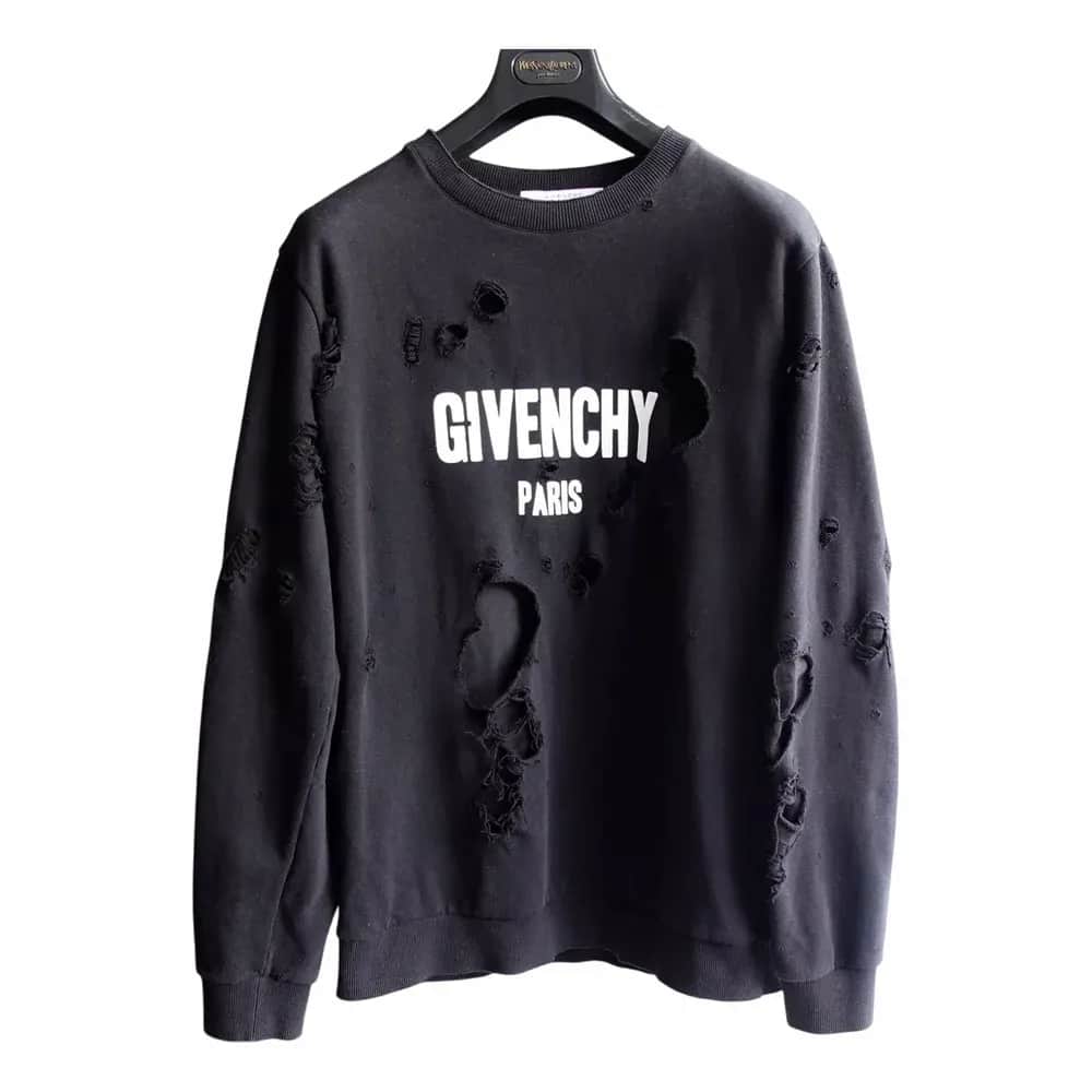 Givenchy Archetype Distressed Logo Sweatshirt