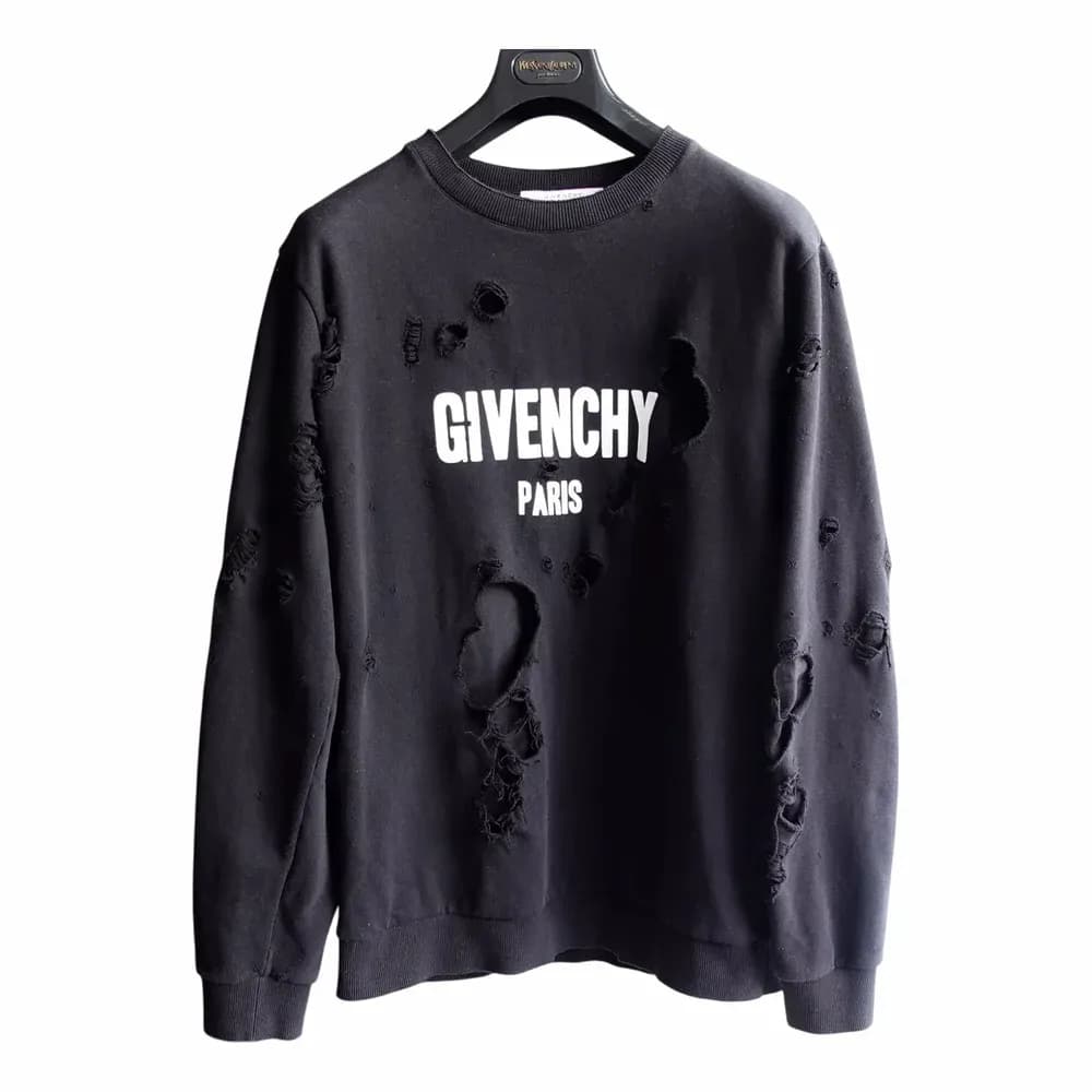 Givenchy Archetype Distressed Logo Sweatshirt
