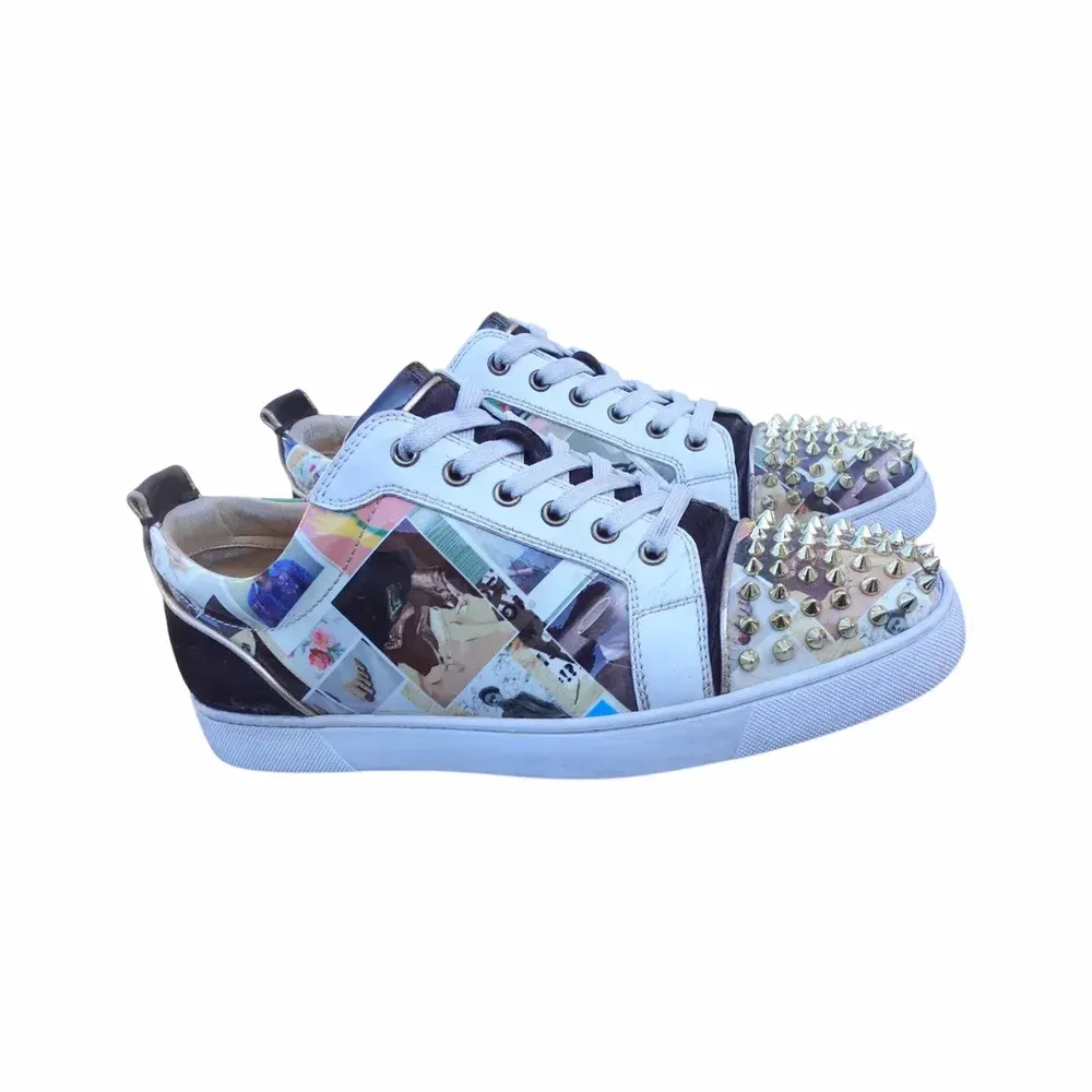 Christian Louboutin Louis Junior Spikes Collage