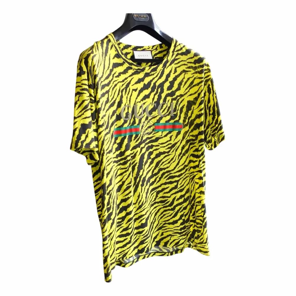 Gucci Tiger Print Vintage Logo T-Shirt